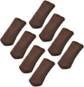 Protect Floors with Knitted Leg Socks - Set of 8 (Coffee)