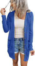 Women's Open Front Lightweight Cardigan Long Sleeve - True Fit