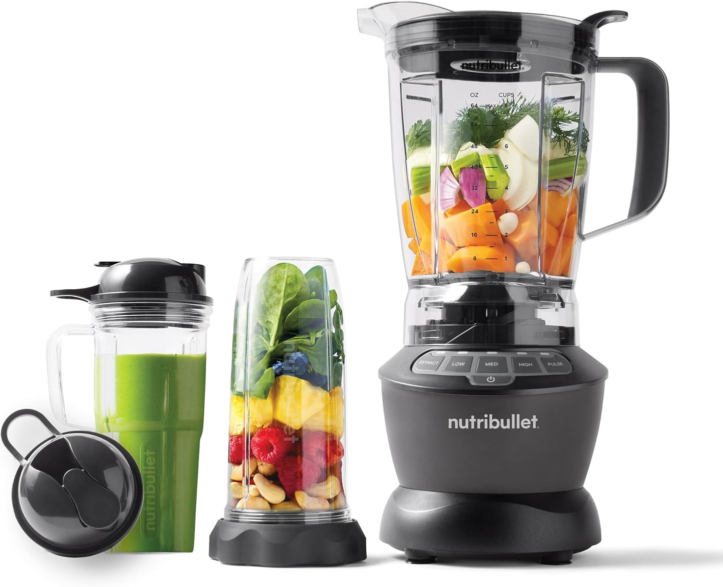Powerful Nutribullet 1200W Blender Combo - Dark Gray