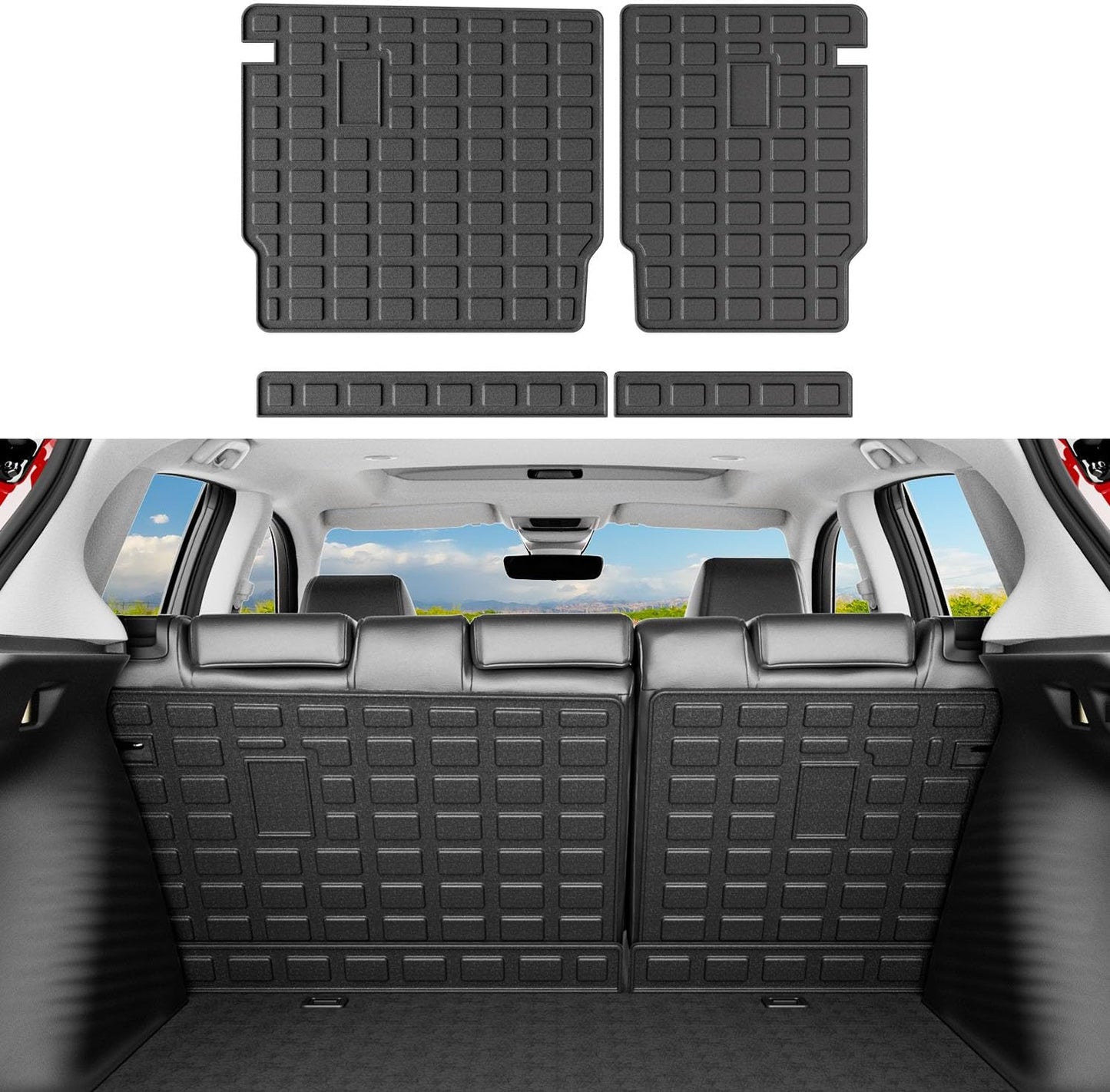 Cargo Mat for 2023-2026 Honda HRV - Durable TPE Trunk Liner