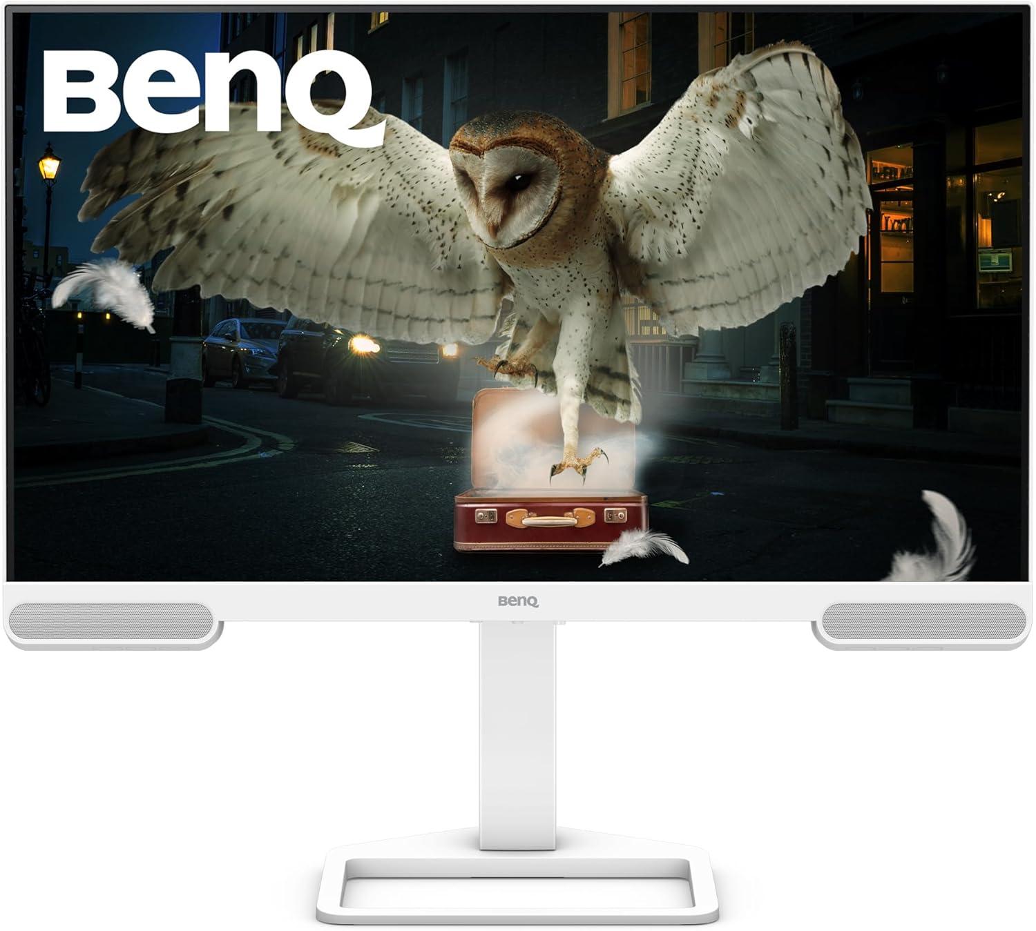 BenQ EW2790U 27 4K Monitor with AI Contrast and Ergonomic Design