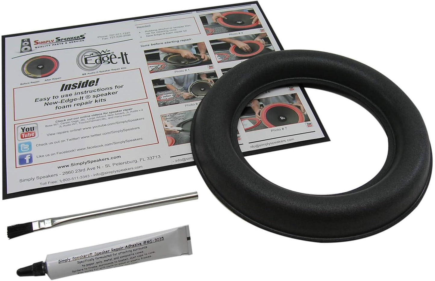 Speaker Foam Repair Kit for JL Audio 8W7-3 and 8W7AE-3 Models