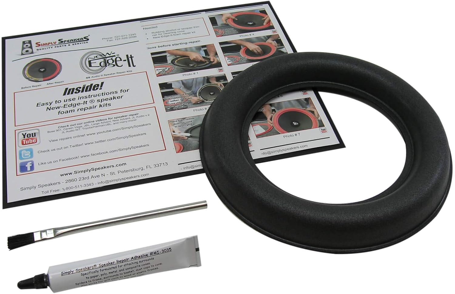 Speaker Foam Repair Kit for JL Audio 8W7-3 and 8W7AE-3 Models