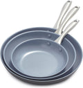 GreenPan Lima Hard Anodized 8ft 10ft & 12ft Frying Pan Set - Ceramic
