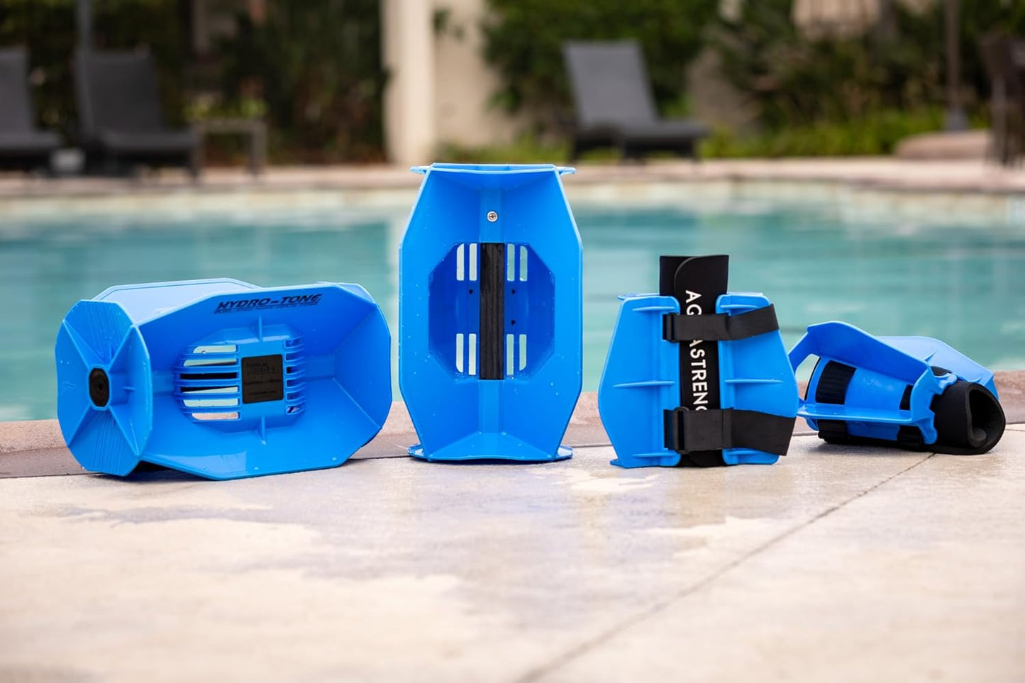 Hydro-Tone Total Body Pool Weights for Effective Water Exercise