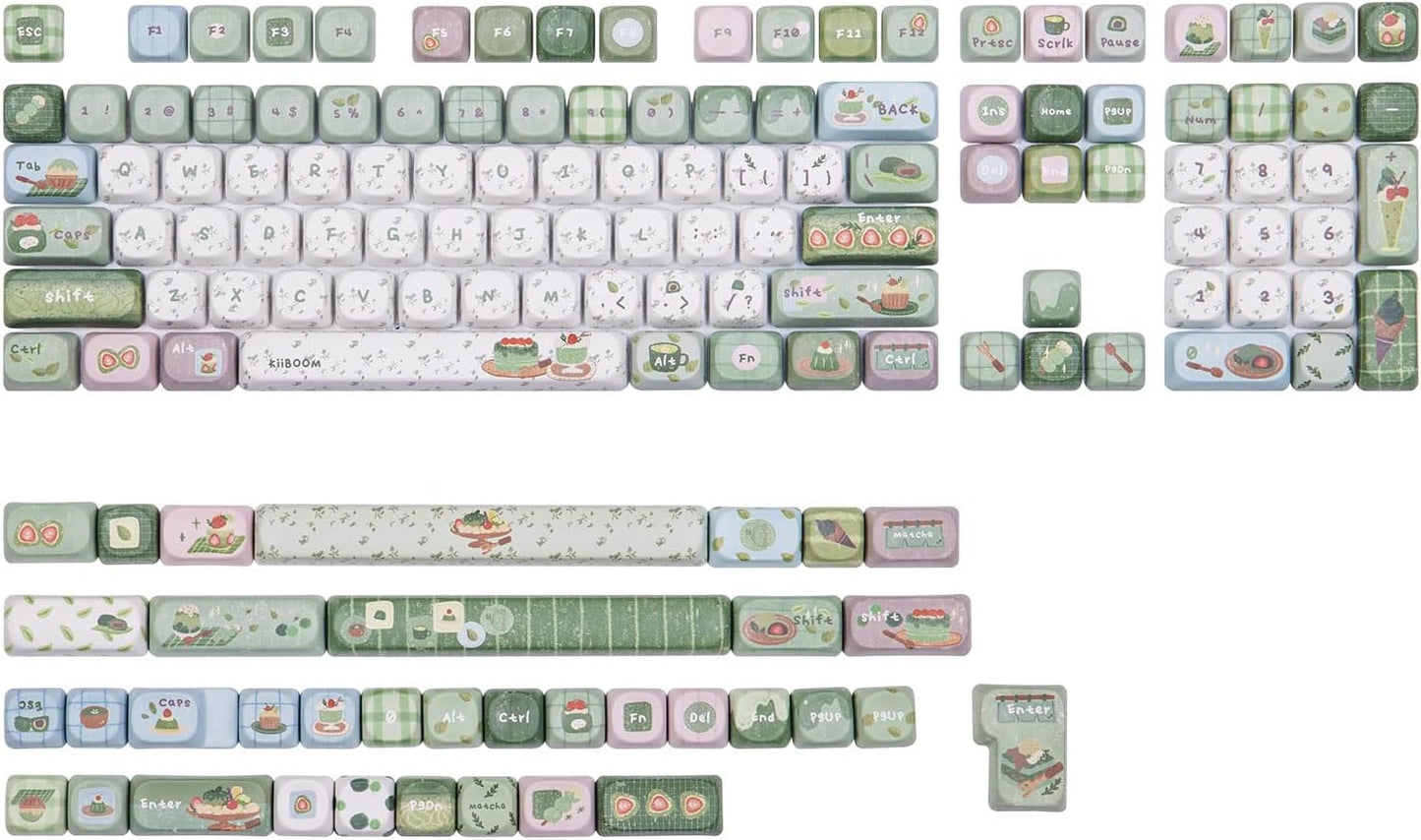 KiiBoom Sprout Picnic Keycap Set for Mechanical Keyboards