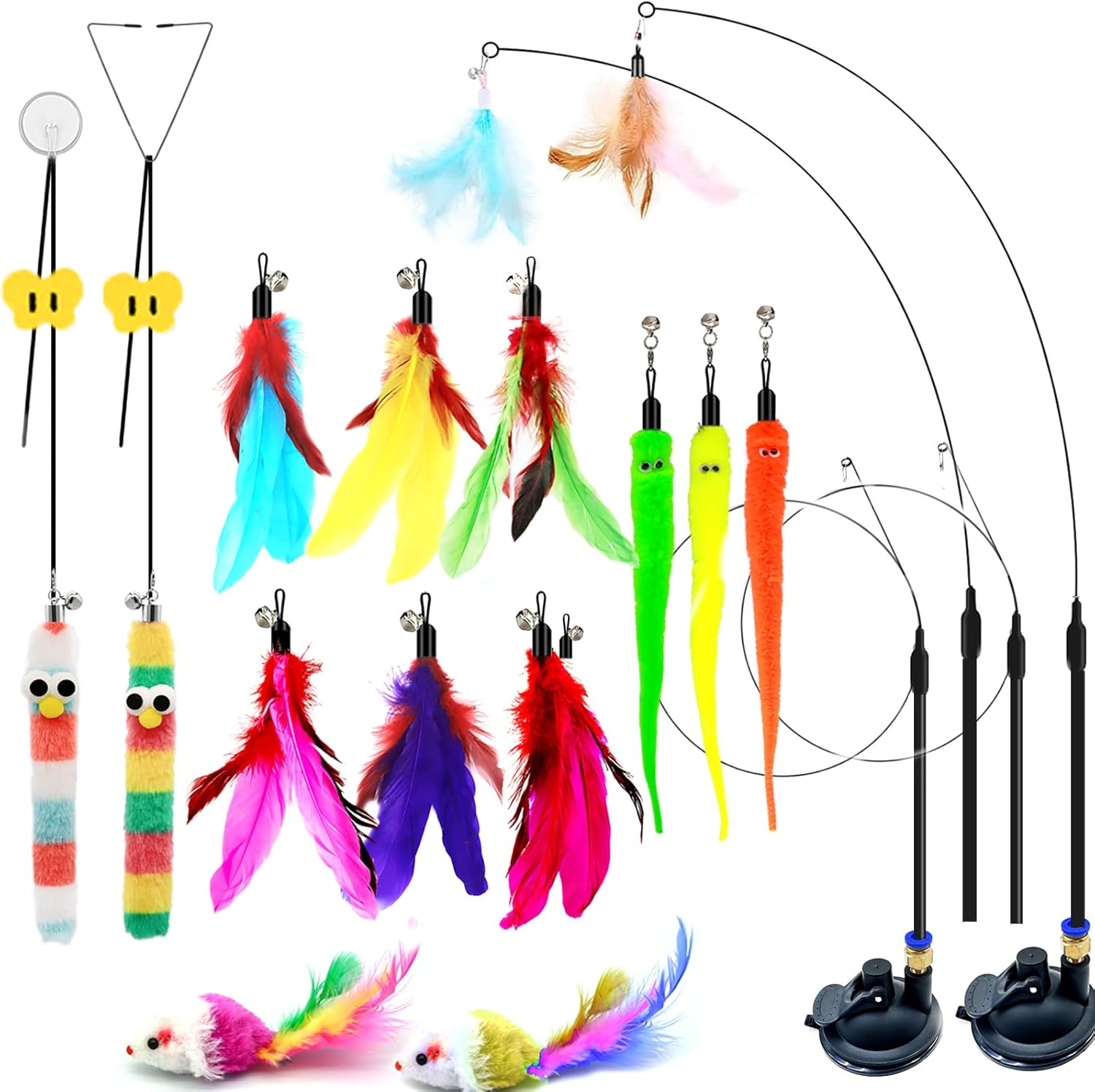 Interactive Cat Toys Set - Endless Fun for Indoor Cats!