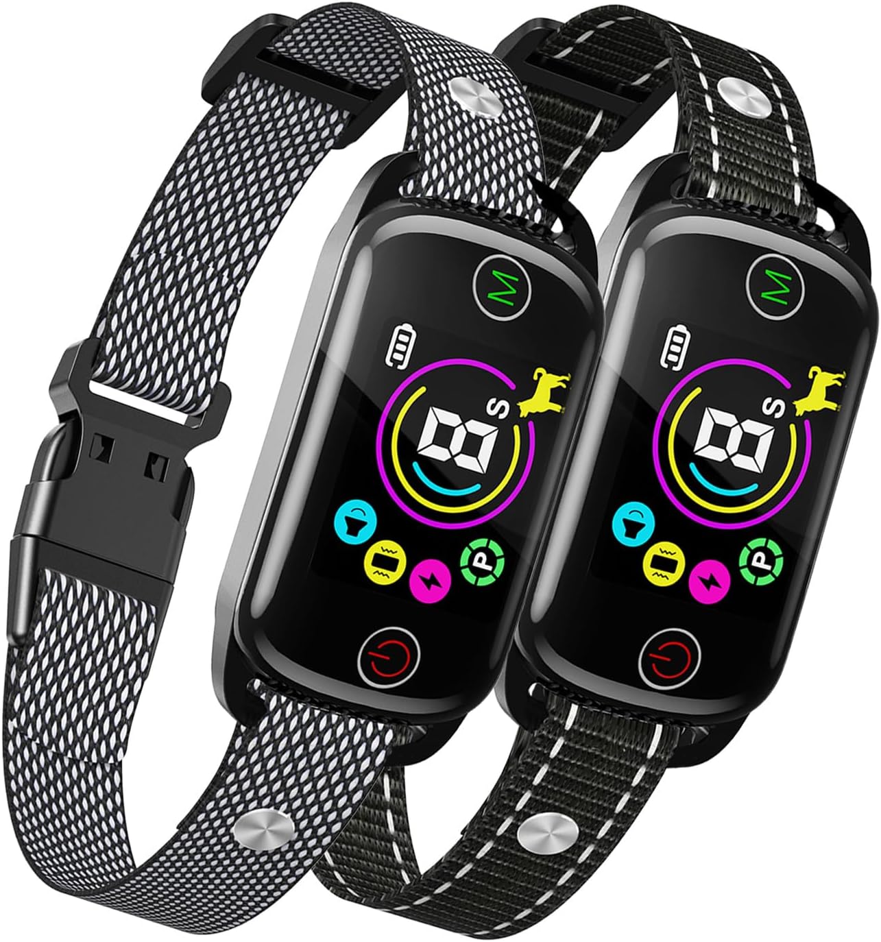 2 Pack Dog Bark Collar for Effective Anti-Barking Training
