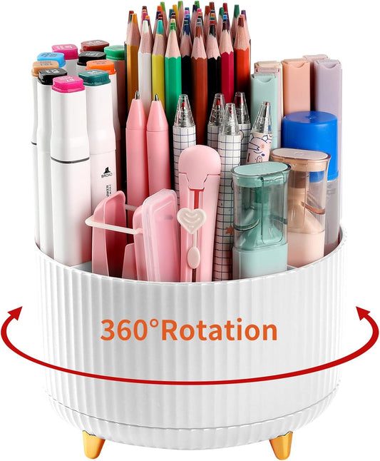 360 Rotating Desk Pen Holder - Organize in Style!