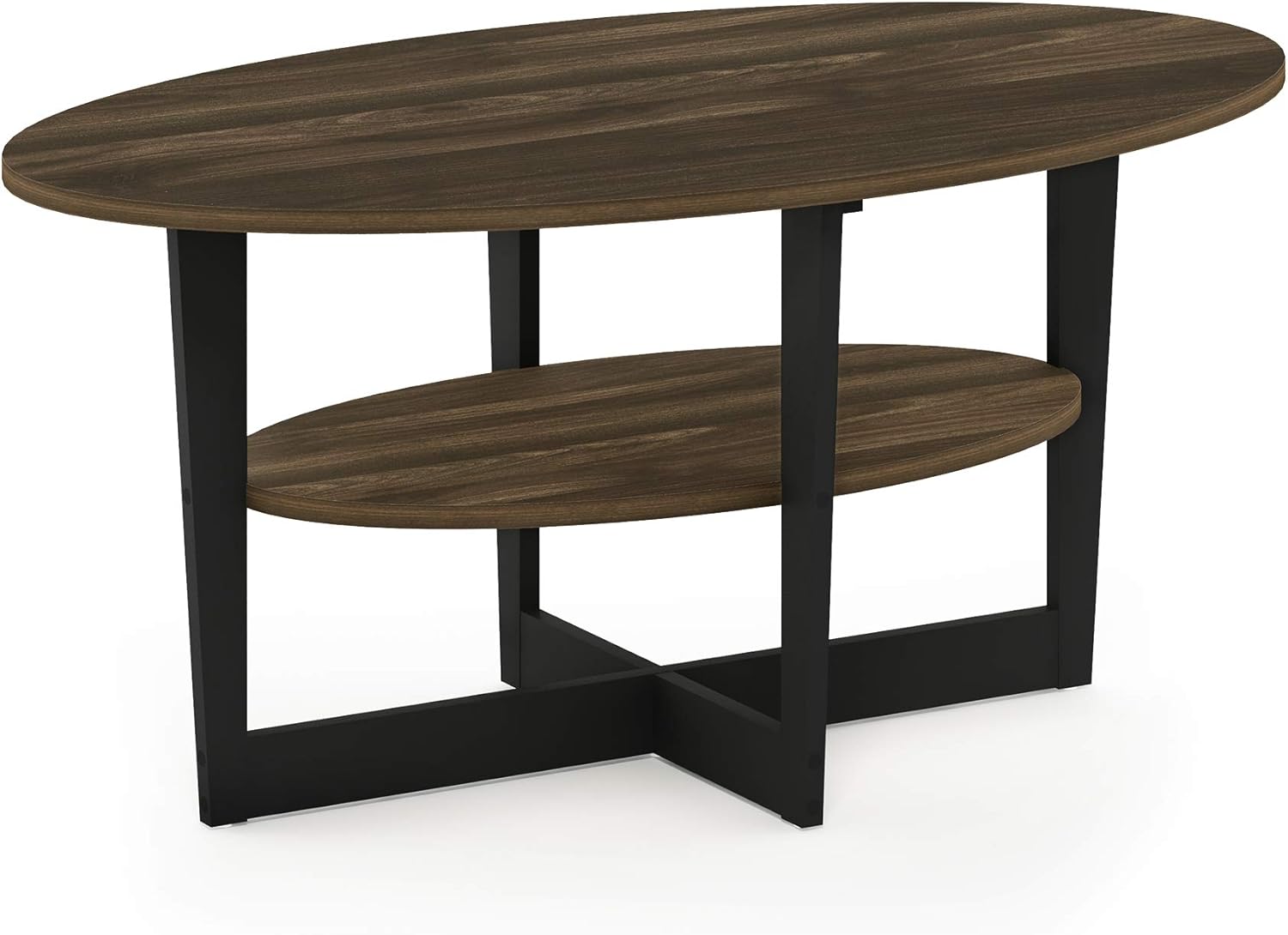 Furinno Coffee Table: Stylish Columbia Walnut Finish