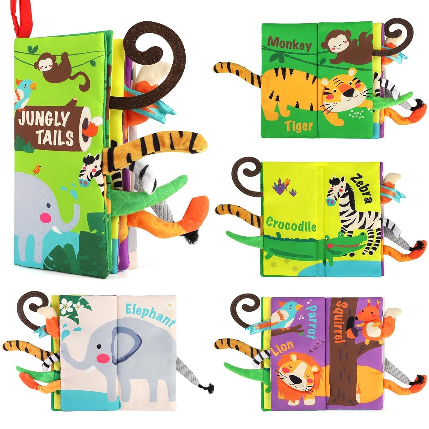 Interactive Crinkle Cloth Baby Book