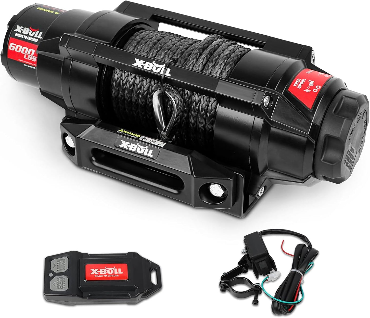 X-BULL 6000LBS Waterproof Electric Winch for Boat Trailers