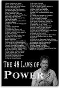 Artful Mastery: 48 Laws of Power Poster