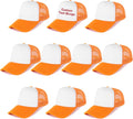 Ultrafun 10 Pack Trucker Hat Mesh Sublimation Blank Hats - Versatile