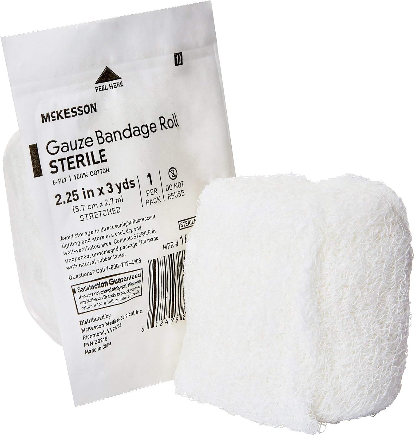 McKesson Sterile Gauze Bandage Rolls for Effective Wound Care