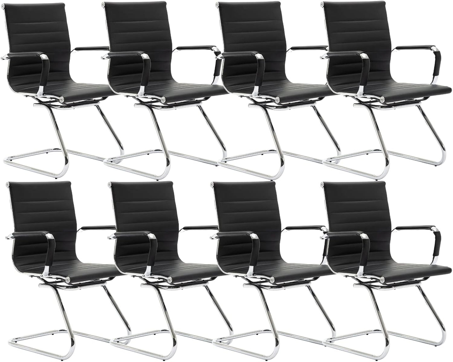 CIMOTA Waiting Room Chairs Set of 8 for Modern Office Spaces