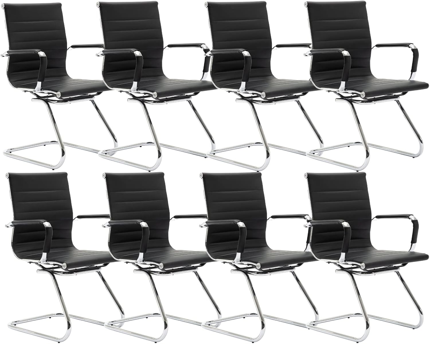 CIMOTA Waiting Room Chairs Set of 8 for Modern Office Spaces