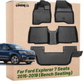 Heavy Duty Floor Mats Replacement for Ford Explorer 7 Seat - Custom