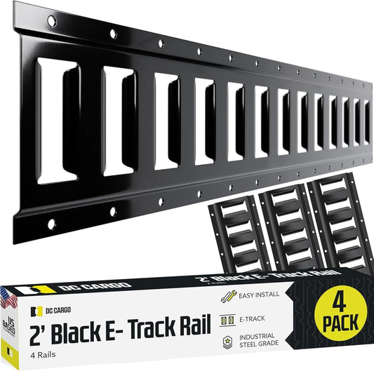 DC Cargo Mall E Track Tie Down Rail Kit for Secure Cargo