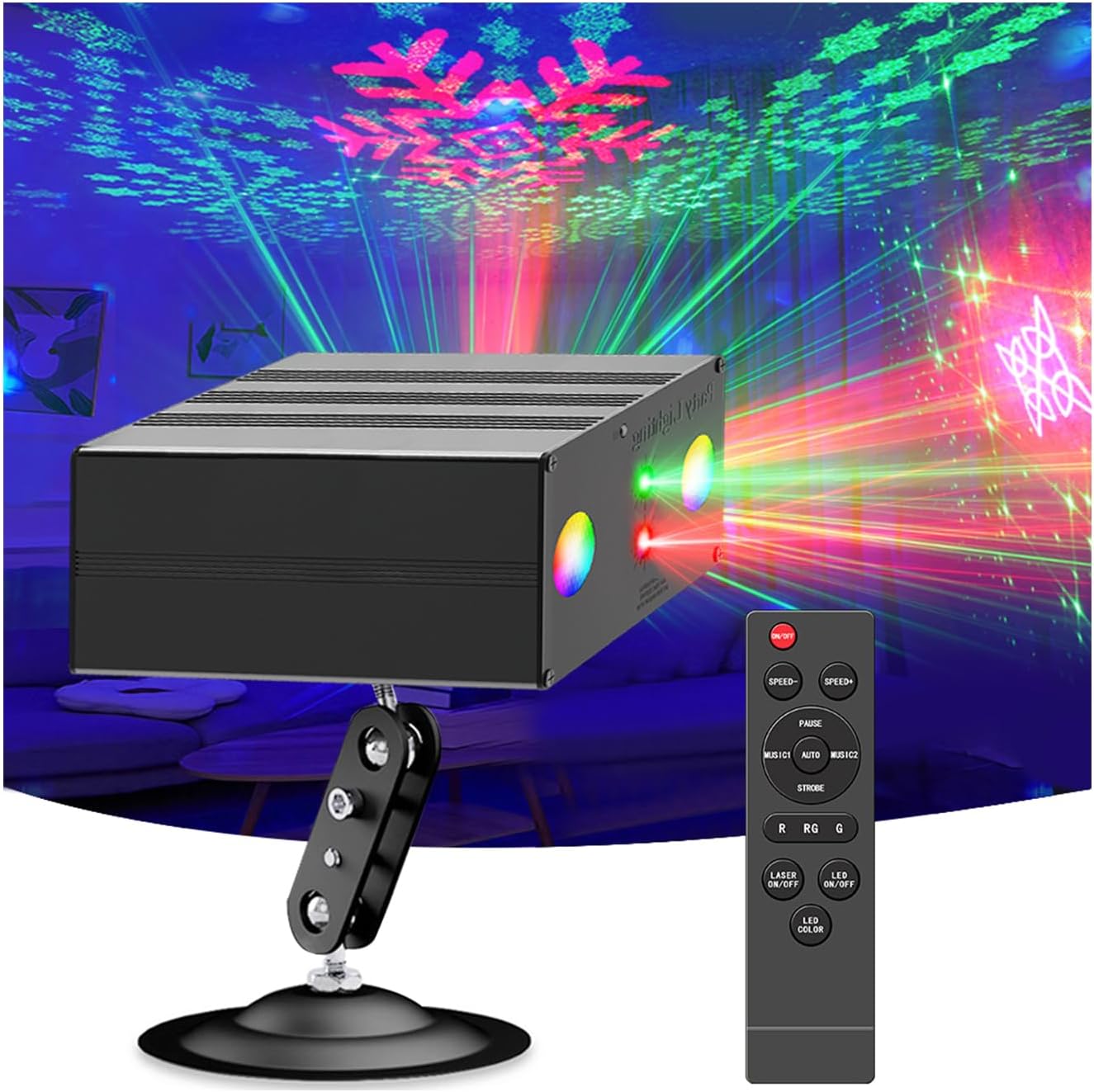 SPOOBOOLA Disco Strobe Light: Sound Activated Fun!