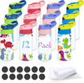 Kids Sublimation Tumbler 12oz 12 PACK - Customizable Insulated Sippy