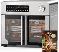 OSTBA French Door Air Fryer Toaster Oven Combo - 10-in-1 Countertop
