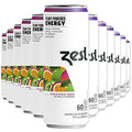 Zest Plant Powered Natural Energy Sparkling Drink - Passionfruit Berry