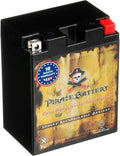 Pirate Battery 14AHL-BS 12V 14Ah Motorcycle Battery - Reliable Starts