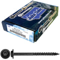#10 x 2-1/2 in Round Washer Head Truss Wood Screws - Durable Exterior