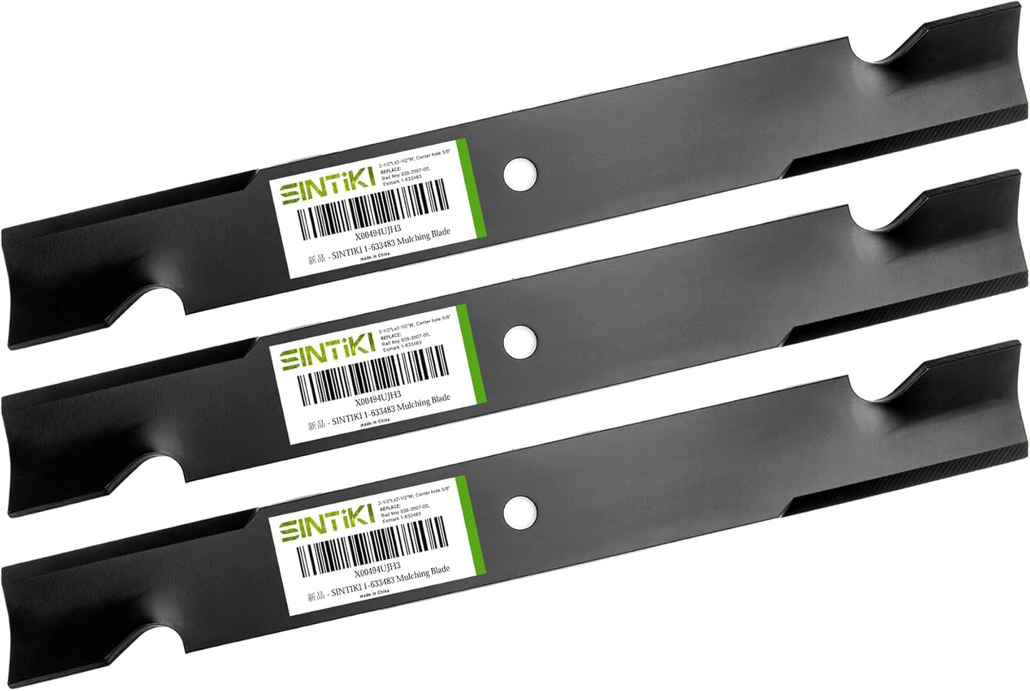 High Lift Mulching Blades 60 Inch for Toro Titan and Exmark