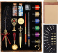Quill Feather Pen and Ink Set Calligraphy Kit - Vintage Gift Set