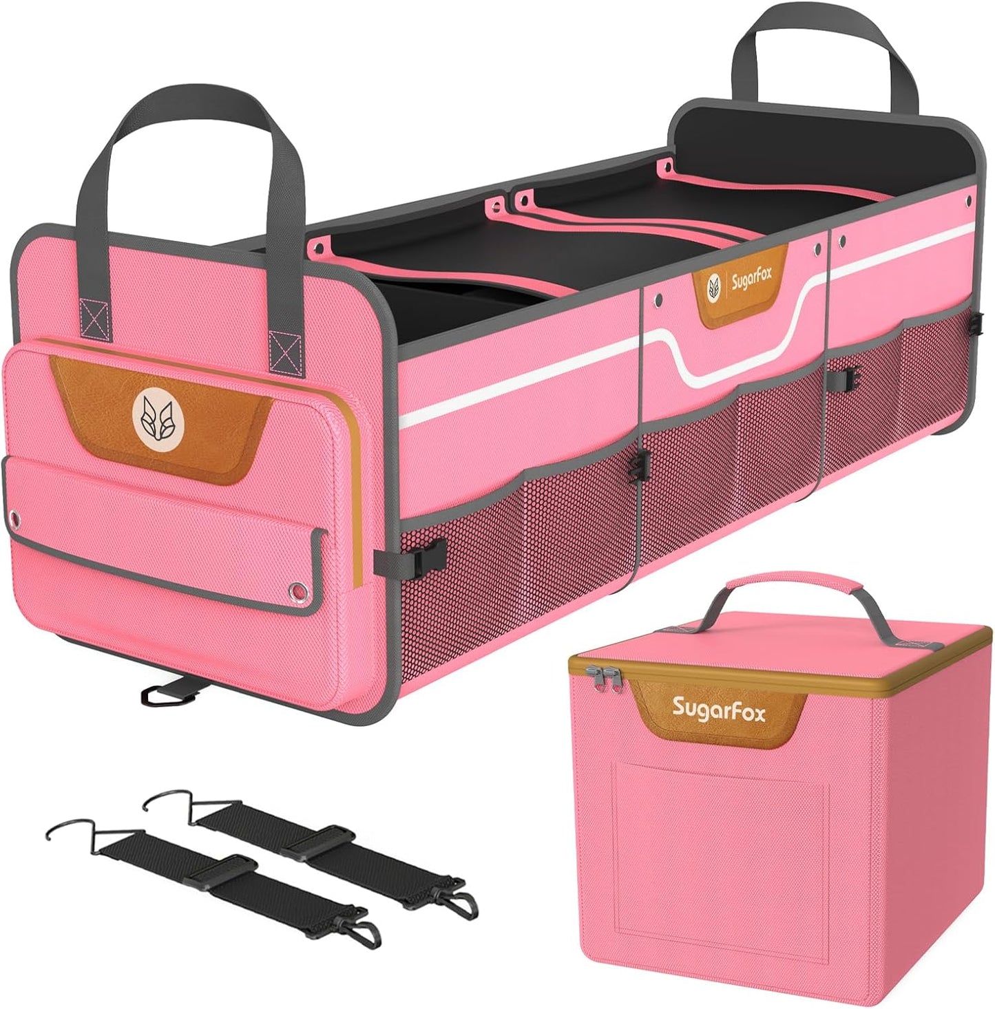 Car Trunk Organizer for SUV with Cooler and Multi-Compartment