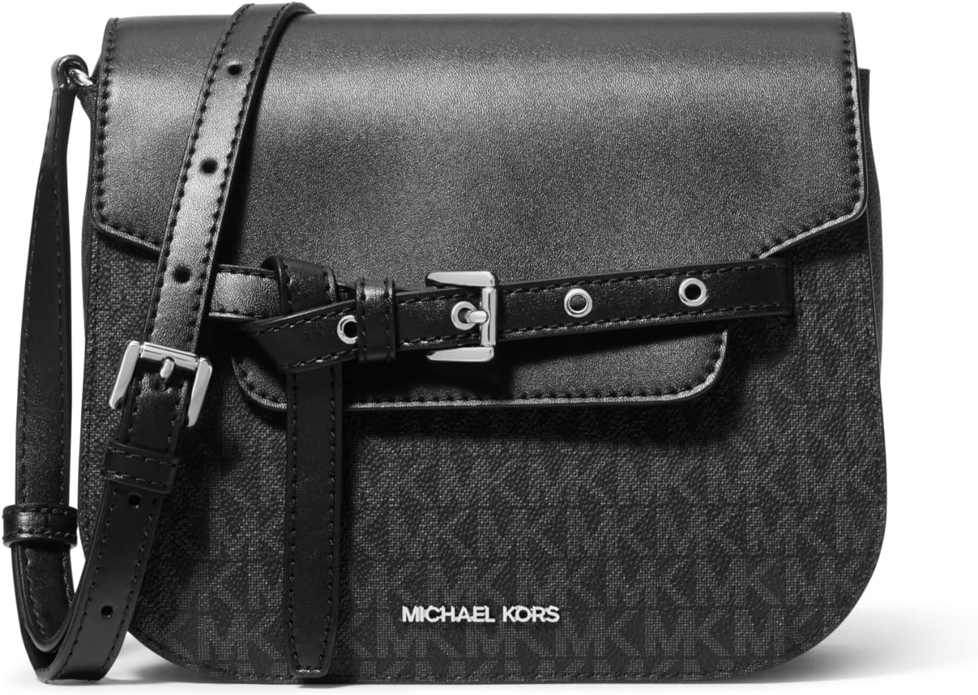 Michael Kors Emilia Small Saddle Crossbody Bag for Everyday Use