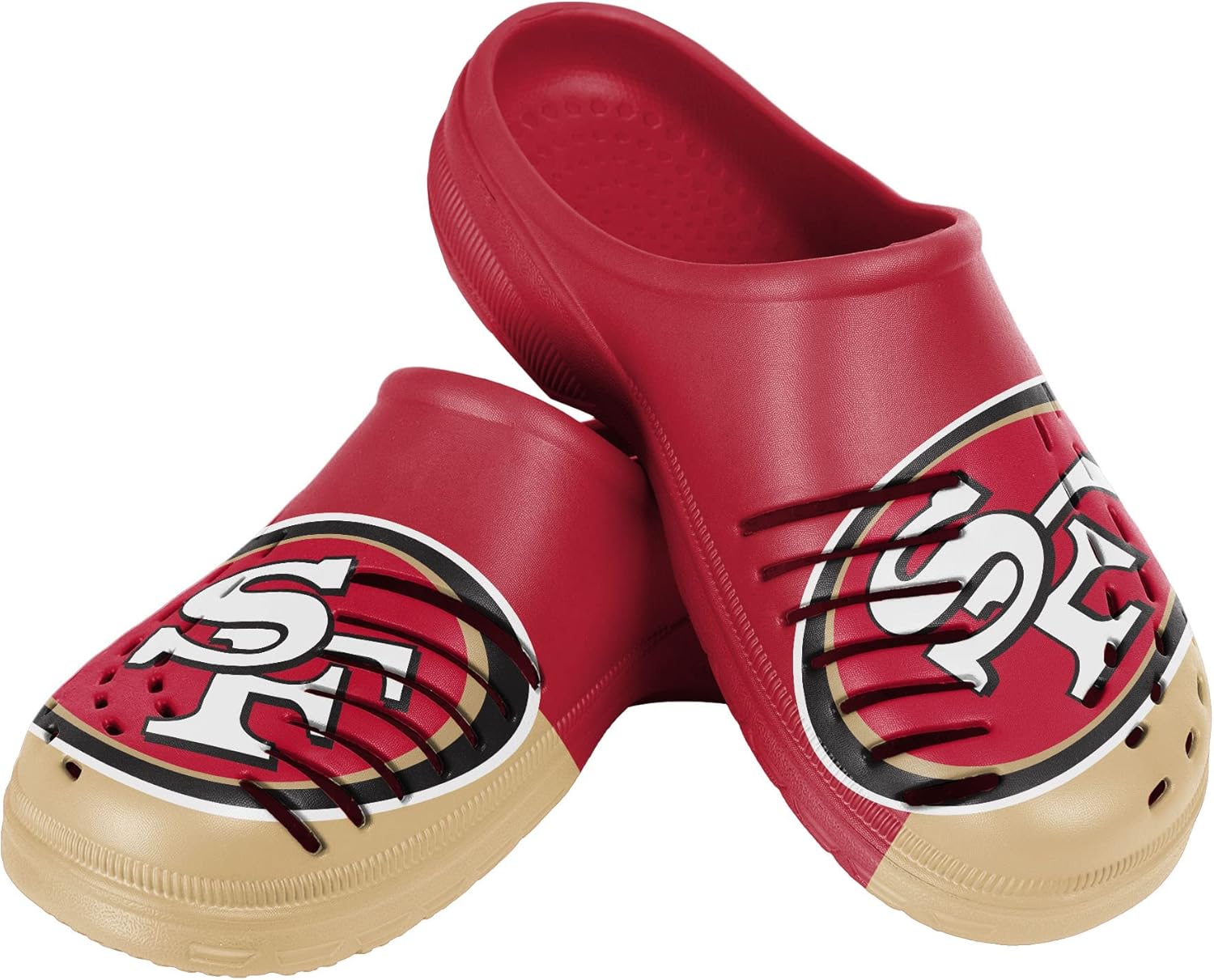 FOCO Men's NFL Team Logo Garden Water Sandals for Comfort