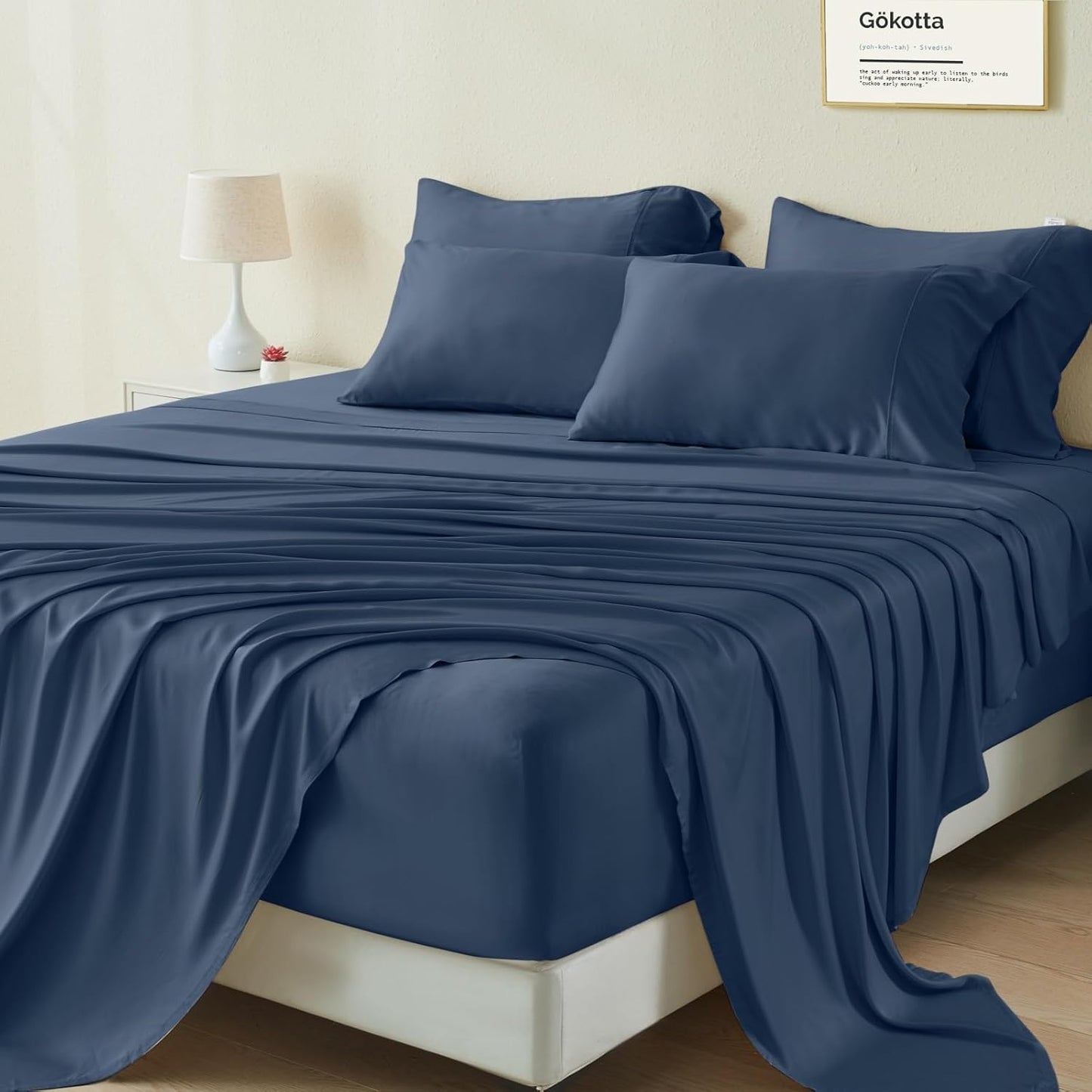 GOKOTTA King Size Sheets Set - Soft, Breathable, and Durable