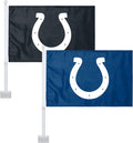 foco NFL 2 Pack Solid Car Flag - Dual-Sided Team Logo Display
