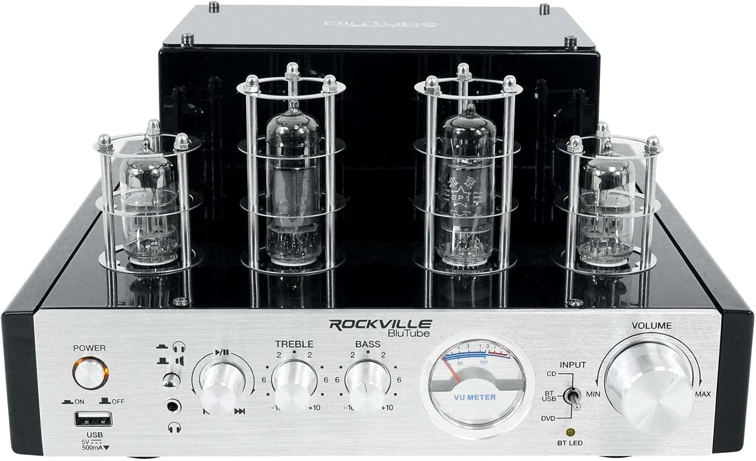 Rockville BluTube 70W Tube Amplifier for Home Audio Enthusiasts
