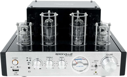 Rockville BluTube 70W Tube Amplifier for Home Audio Enthusiasts