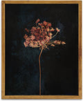 Framed Vintage Wall Art Prints 16x24 - Moody Floral Retro Canvas
