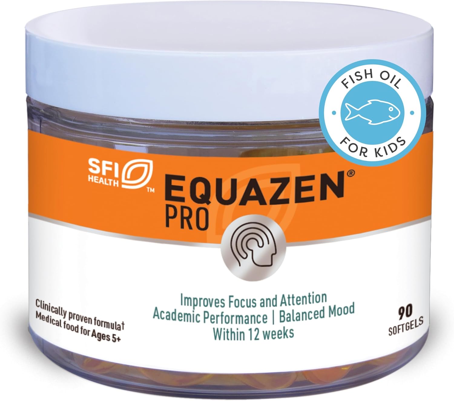 Equazen PRO Fish Oil for Kids - Supports Focus and Learning