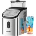 Ice Cube Maker Machine Countertop with External Water Tank - Fast