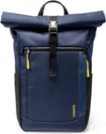 Roll Top Laptop Backpack - Lightweight Water-Resistant 17-20L