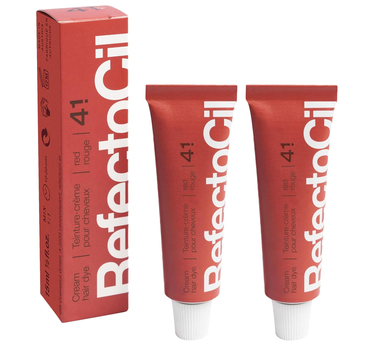 RefectoCil Cream Hair Dye 2-Pack for Long-Lasting Color