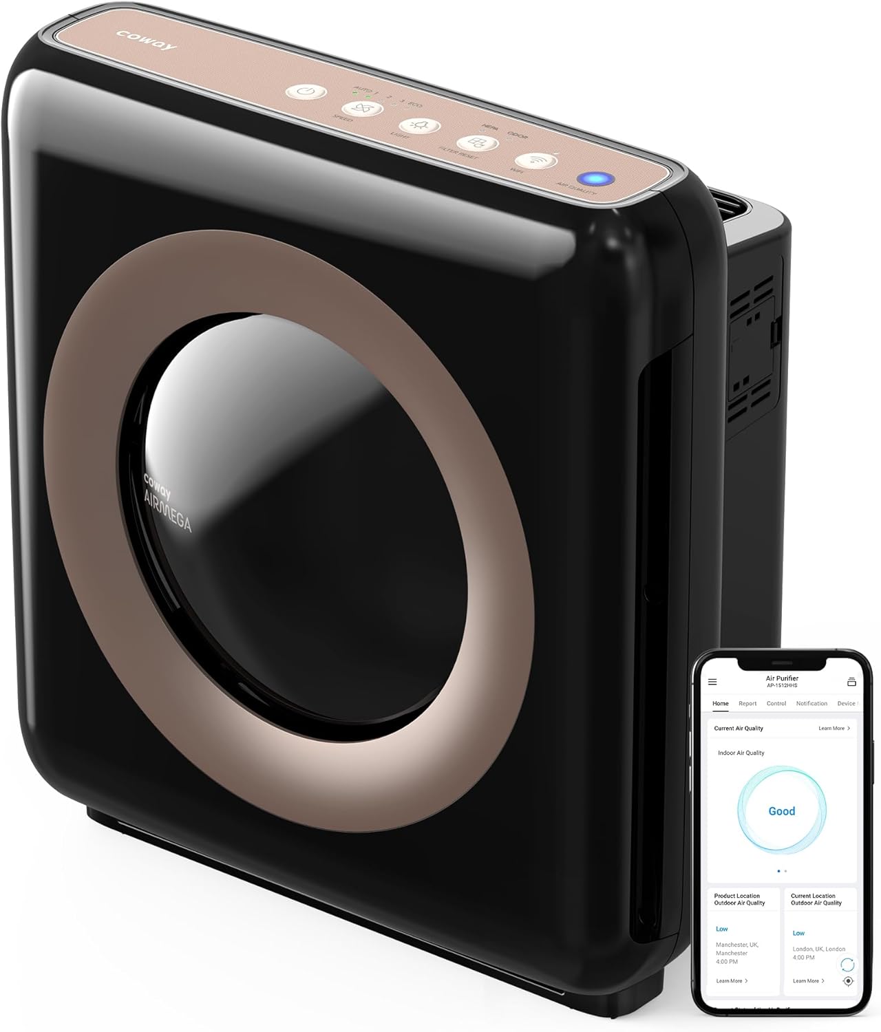 Coway Airmega AP-1512HHS Smart HEPA Air Purifier for Home
