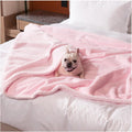 Waterproof Dog Blanket Reversible Fluffy Pet Bed Cover - Warm