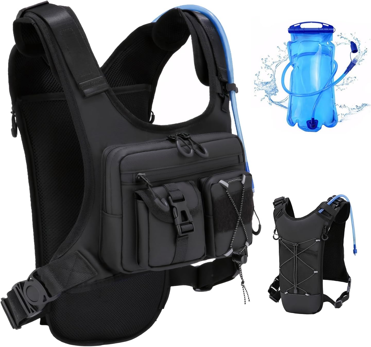 Criuage Hydration Vest Backpack for Running and Cycling
