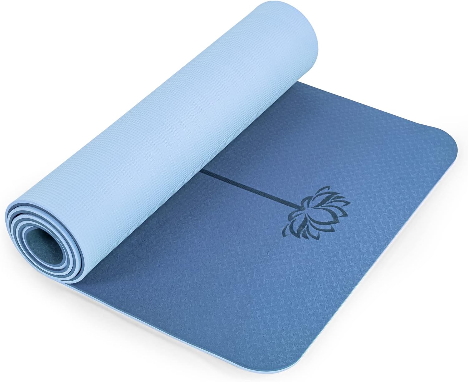 UMINEUX Non Slip Yoga Mat - Eco Friendly 1/4 Thick with Carry Sling