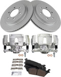 TRQ Rear Brake Pad & Rotor Kit Compatible with 2018 Ford F-150