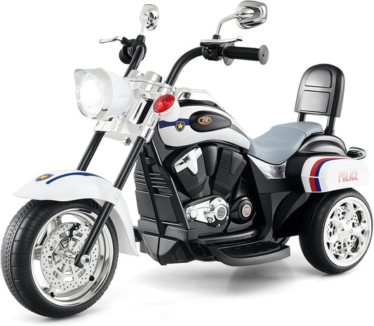 Costzon Kids Motorcycle - 6V Battery Powered Chopper for Fun