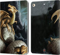 Anne Stokes Golden Treasures Dragons Leather Wallet Case for iPad 9.7